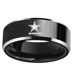 3/$30‎ Dallas Cowboys Stainless Steel  Band Ring